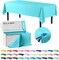 Exquisite Party Solids 54" x 100' Plastic Table Cover Roll with Slide Cutter – Cut-to-Size Dispenser Box – Makes Up to 12 Disposable 8' Rectangle Tablecloths